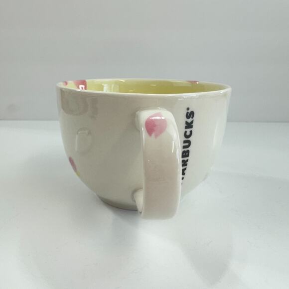 Starbucks Coffee Mug 2015 Sakura Pink Cherry Blossoms 12 oz Limited - Picture 3 of 13